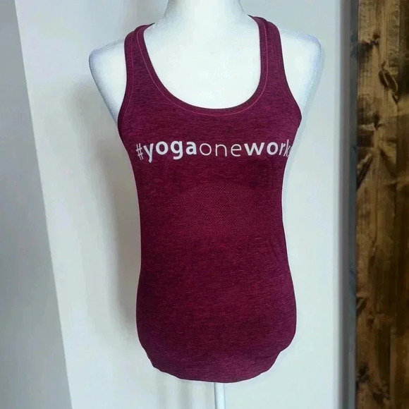 Lululemon Swiftly Tech Tank Top True Red Black Heathered Size 4 - Picture 5 of 9